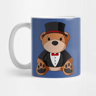 Groom Tux Teddy Bear Mug